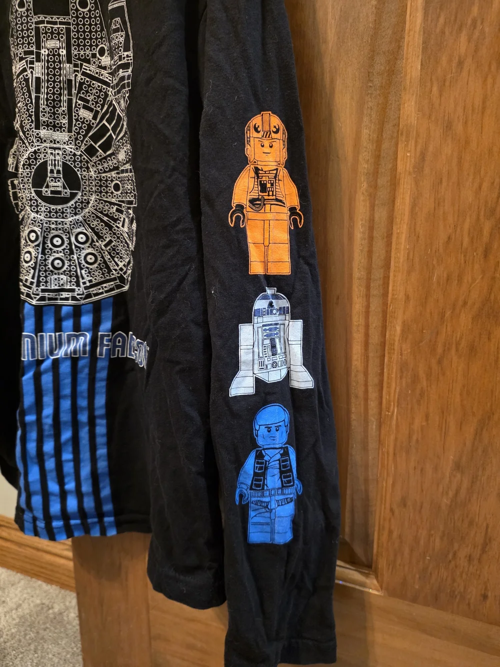 Lego Star Wars Millennium Falcon Kids Long-Sleeve Shirt - Black
